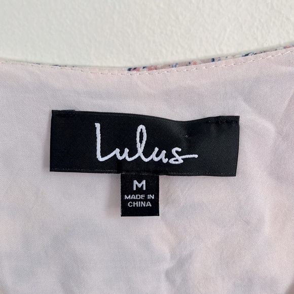 Lulu’s That's What I Like Blush Pink Print Shift Dress - Picture 8 of 8